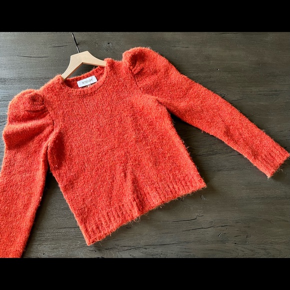 Derek Lam 10 Crosby Locken Puff Sleeve Sweater Size S - Picture 4 of 4